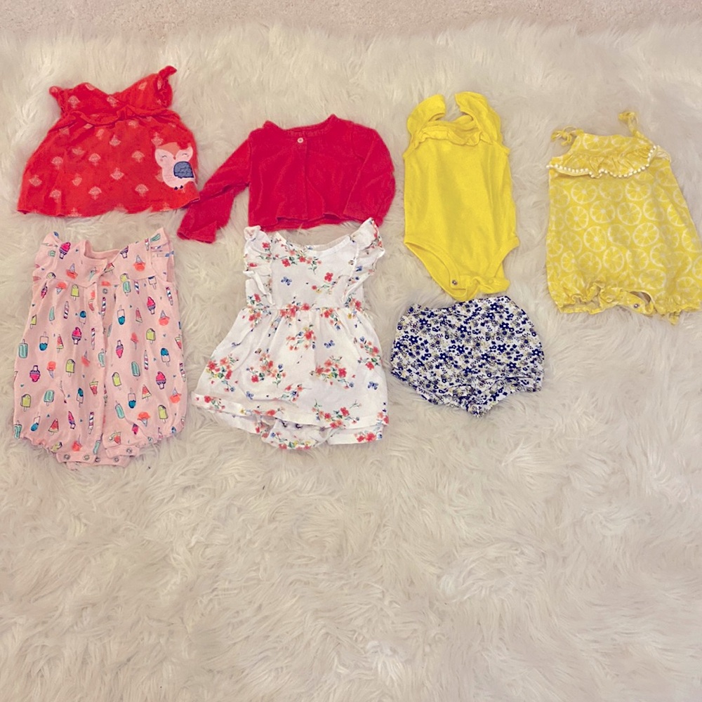6 month girl summer bundle